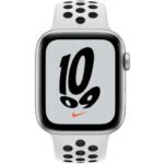 Apple Watch (Series 7) Nike - GPS  44 mm -Blanc Silver – Image 2