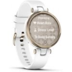 Garmin Lily Edition Sport Light Gold Blanc.