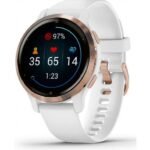 Montre sport GARMIN Venu 2S Rose Gold avec bracelet blanc
