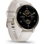 Montre Connectée Garmin Venu 2 Plus- Cream Gold- Bracelet Silicone – Image 4