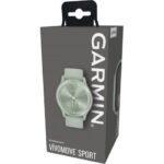 Garmin Vivomove Sport Silver Bracelet Vert d'Eau – Image 10